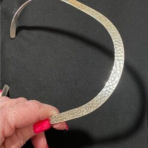 Elegant Gold Hammered Headband